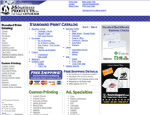 Tablet Screenshot of jsbusinessproducts.com